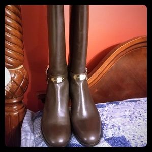 MK Knee high leather riding books